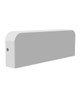 Matt White Outdoor Wall Light Curved Rectangular 3000K 670lm 80mm 10W Matt White Outdoor Wall Light Curved Rectangular 3000K 670lm 80mm 10W